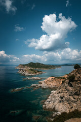 Wall Mural - Scenic Coastal Landscape with Rocky Cliffs