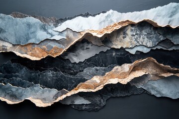 Poster - Textured artwork exploration contemporary gallery artwork abstract environment artistic viewpoint gigapixel depths