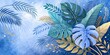 © David - tropical leaves background