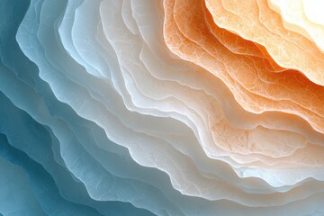 Poster - Closeup of natural textures serene setting overhead shot soft diffused light highlighting details and copy space