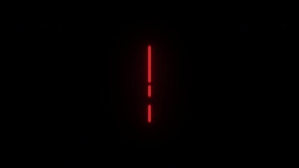 Poster - neon wifi sign animation, uniform vertical rotation. glowing neon 3d wifi icon, looped spin. wireles