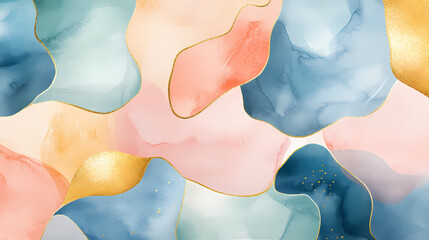 Wall Mural - abstract watercolor background