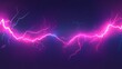 © lisa - Pink and Blue Lightning Bolts Across Dark Purple Sky