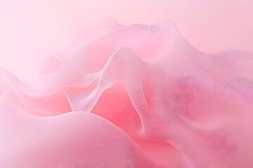Poster - PNG Pink grainy gradient abstract shape on pastel pink background artistic blossom texture.