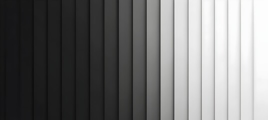 Poster - Abstract Black and White Vertical Stripes Gradient Background Texture Modern Design Elegant Minimalist Style Seamless Pattern Digital Art Graphic     