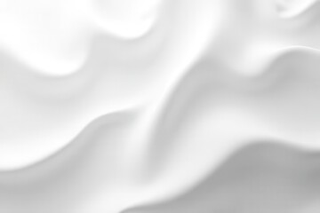 Poster - Soft White Wave Texture Fabric Background for Design and Decor