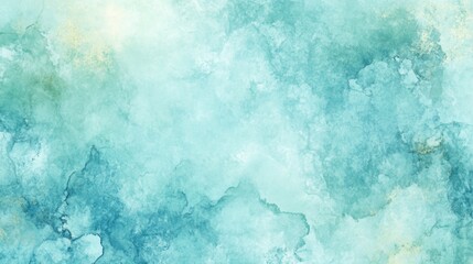 Poster - Stunning Teal Watercolor Background Design for Graphic Projects