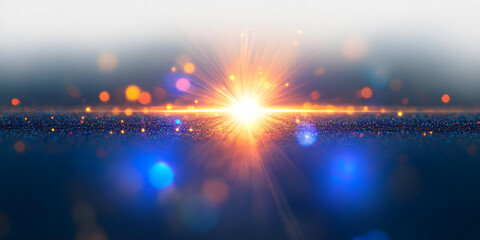Wall Mural - glow effect. star sparkles on a transparent background. light effects, lens flares, sun flash with r