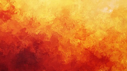Canvas Print - abstract autumn-inspired red, orange, and yellow gradient background for a cozy seasonal feel