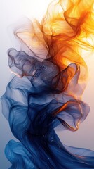Wall Mural - Abstract blurred gradient blending yellow, white, and blue tones for a lively visual effect