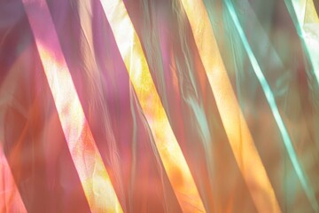Poster - Abstract ark neon background with abstract lines and rays.