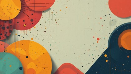 Poster - Abstract Colorful Circles and Dots Design