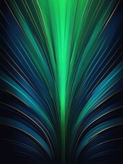 Wall Mural - green to blue smooth grainy texture gradient with glowing noise background, Art decoration
