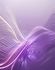 Aufkleber - White and purple soft glow lines abstract party concept background