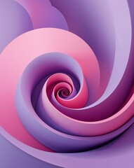Aufkleber - Lavender and pink gentle curves abstract romantic Valentines concept background