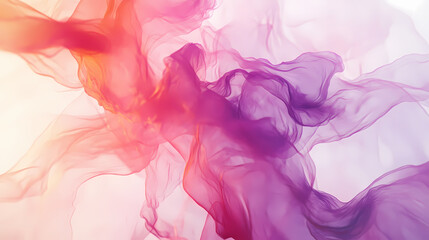 Wall Mural - A softly blurred backdrop of light pink and purple watercolor strokes, creating a dreamy and ethereal atmosphere. generative ai. Lyrical Abstract. Illustration