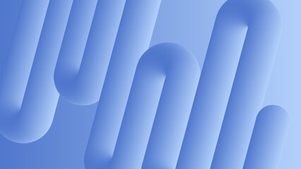 Poster - abstract background with blue fluid and liquid shapes futuristic banner design in a modern style, curved 3D blue lines