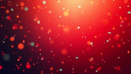 Wall Mural -  red confetti vibrant mood celebration explosion on gradient party colors background