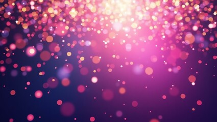 Wall Mural - purple confetti vibrant mood celebration explosion on gradient party colors background