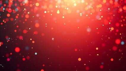 Wall Mural - red confetti vibrant mood celebration explosion on gradient party colors background