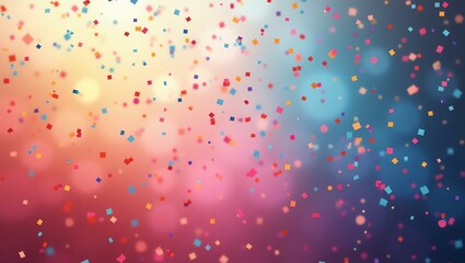 Wall Mural - gray confetti vibrant mood celebration explosion on gradient party colors background