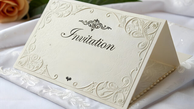 Invitation Card. 