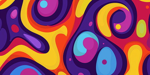 Poster - Colorful abstract background creating vibrant and dynamic visual experience
