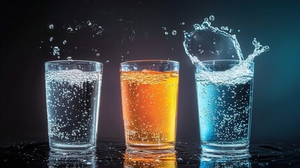 Poster - changes in particle motion during the condensation of a liquid.