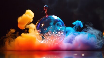 Poster - gases are compressible based on the arrangement of their particles.