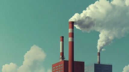 Poster - power plants contribute to the release of PM 2.5 dust particles.