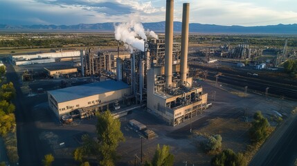 Poster - power plants contribute to the release of PM 2.5 dust particles.