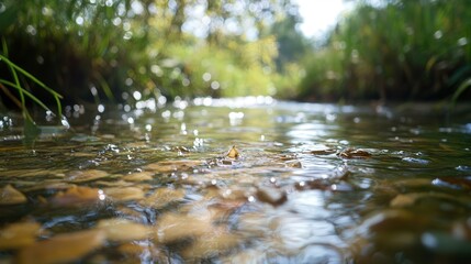 Poster - models predict the behavior and movement of microplastics in aquatic ecosystems