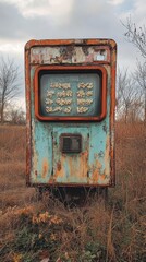 Forgotten Popcorn Stand in Ruins: Nostalgic Relic of the Past Amidst Urban Decay and Abandonment