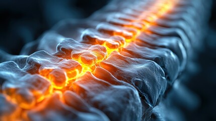 Poster - Microscopic Spinal Column: Anatomy and Inflammation