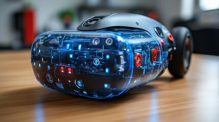 Poster - Futuristic VR Headset: A Glimpse into Virtual Reality