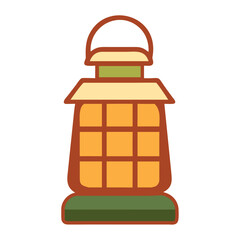 Wall Mural - Solar Powered Lantern Icon