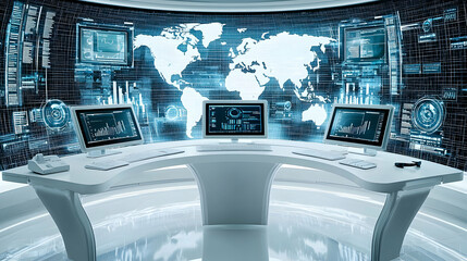 Poster - Global network control center