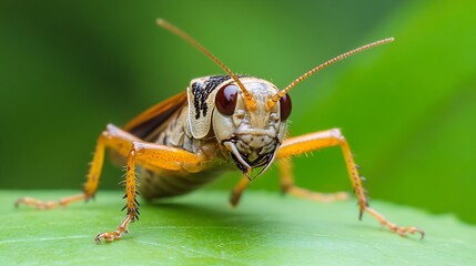 Poster - Close Observation of a Large Cricket with Detailed Exoskeleton Features : Generative AI