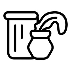 Sticker - Calligraphy Line Icon