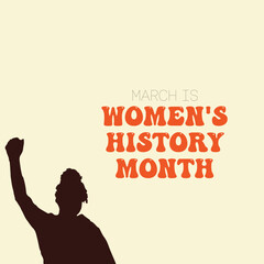 women's history month illustration background 