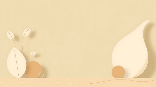 background with flowers flat 