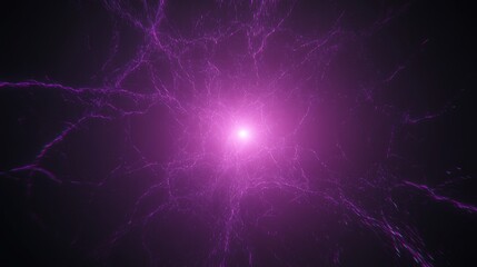 Poster - Purple Energy Burst Abstract Background Design