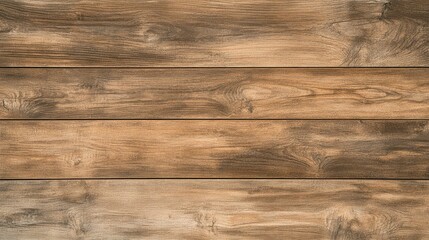 Poster - Old wooden panel background with natural texture, warm and earthy feel