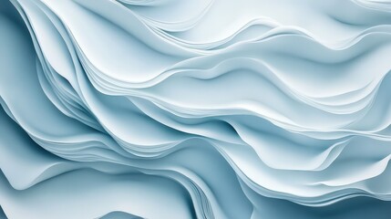 Poster - Pale grey-blue textured background for wide banners and modern design layouts