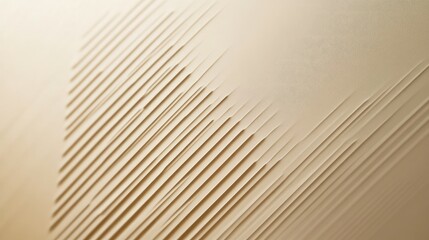 Poster - Textured beige gradient with lightly embossed diagonal lines forming a gentle contrast.