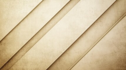 Poster - Textured beige gradient with lightly embossed diagonal lines forming a gentle contrast.
