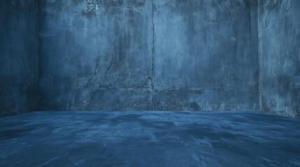 Poster - Urban grunge-inspired textured blue backdrop with subtle fading and rough edges.
