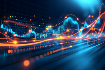 Poster - Global financial market data visualization