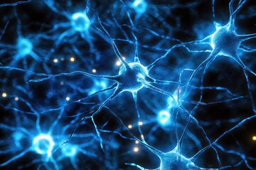 Poster - Blue Neurons Interconnected in a Digital Neural Network