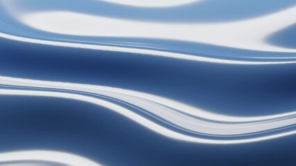 Poster - Abstract Blue Waves Design 4k 60 pfs looping video